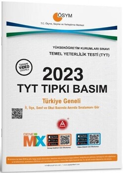A YAYIN TYT TIPKI BASIM DENEME - 2023