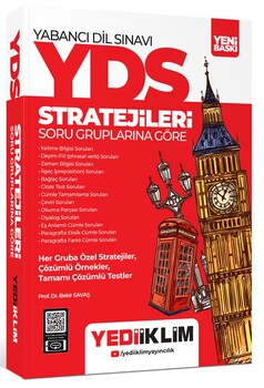 YDS YÖKDİL STRATEJİLERİ K.ANL. SORU BANK