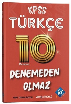 KR AKADEMİ KPSS DENEMEDEN OLMAZ 10 LU TÜRKÇE - 24
