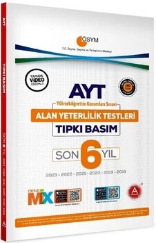 A YAYIN YKS AYT ÇIKMIŞ SORULAR SON 6 YIL -2024