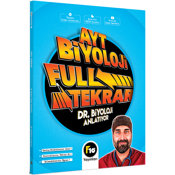 AYT Biyoloji Full Tekrar ViD.Ders Not-2025 İADESİZ
