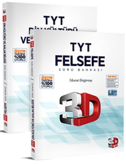 3D TYT SORU BANKASI FELSEFE - DİN - 2025