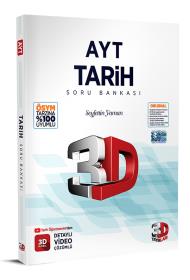 3D YKS AYT SORU BANKASI TARİH - 2025