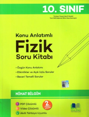 10.SINIF FİZİK KONU ANLATIMLI SORU KİTABI -2026