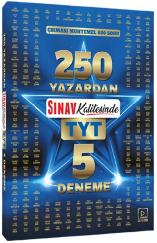 TYT 250 YAZARDAN SINAV KALİTESİ 5 DENEME-2026