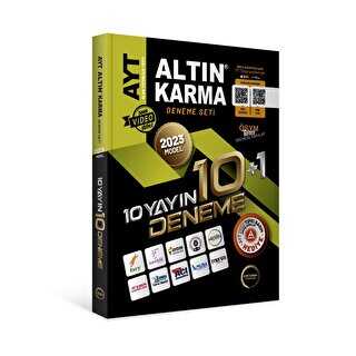 ALTIN KARMA YKS AYT 10 YAYIN 10+1 DENEME - 23