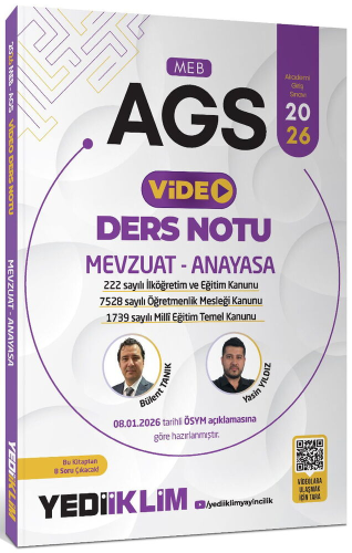 YEDİİKLİM MEBAGS MEVZUAT ANAYASA VİDEO -2026