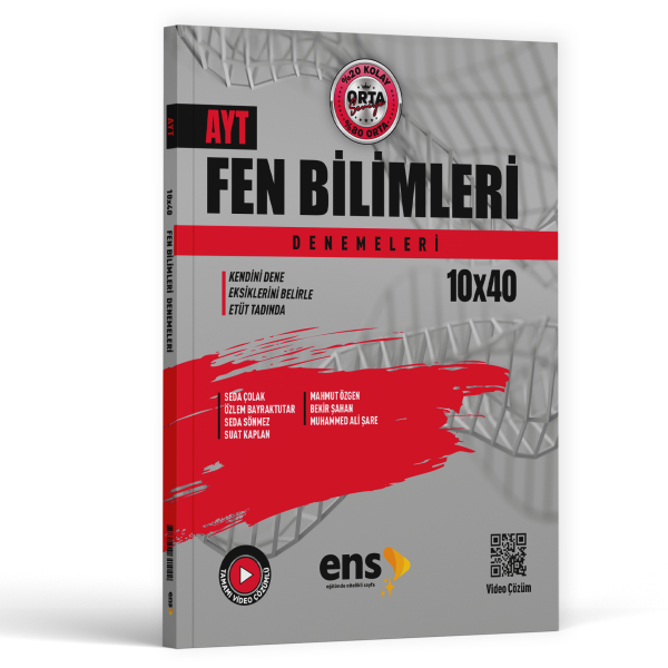 ENS DESTEK YKS AYT DENEME 10*40 FEN BİLM.- 2026