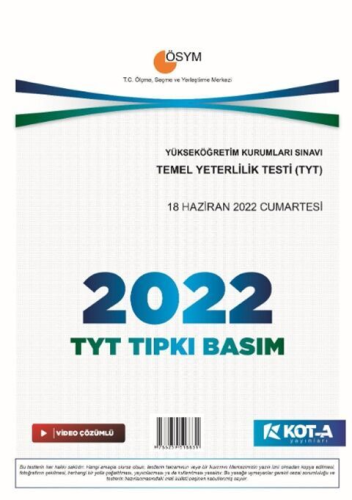 KOTA TYT TIPKI BASIM 2022 - 2025