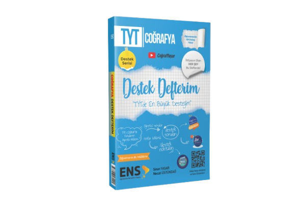 ENS TYT DESTEK DEFTERİM COĞRAFYA - 2025-26