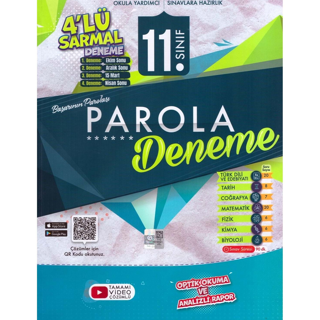 11.SINIF 4 LÜ SARMAL DENEME -2024-25